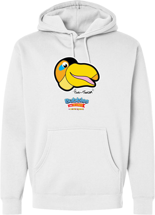 Bubbles & Friends- Friends from Happyville 'Two Plus' Midweight Hooded Sweatshirt- Unisex
