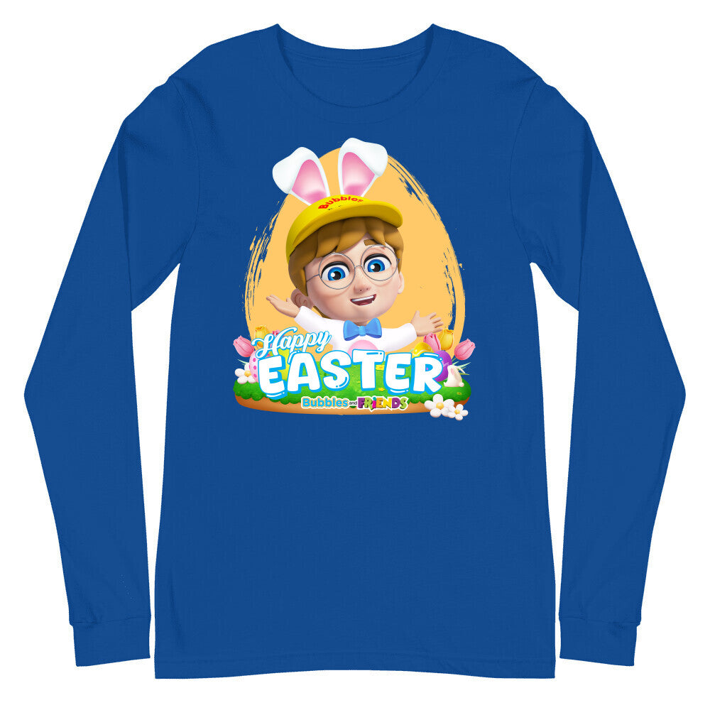 Bubbles & Friends Easter Braden Unisex Long Sleeve Tee