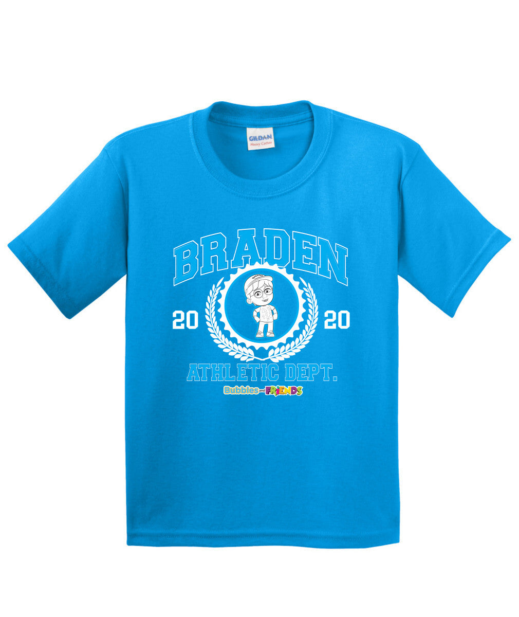 Bubbles and Friends - Varsity Collection Braden Athletic Dept Children T-Shirt