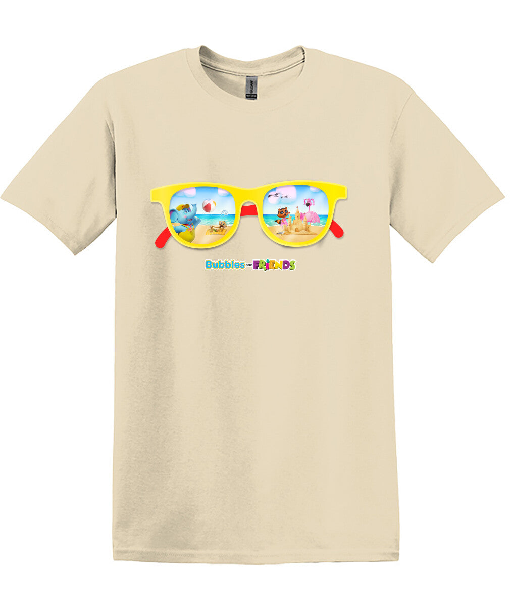 Bubbles & Friends Summer Sunglasses Men's T-Shirt