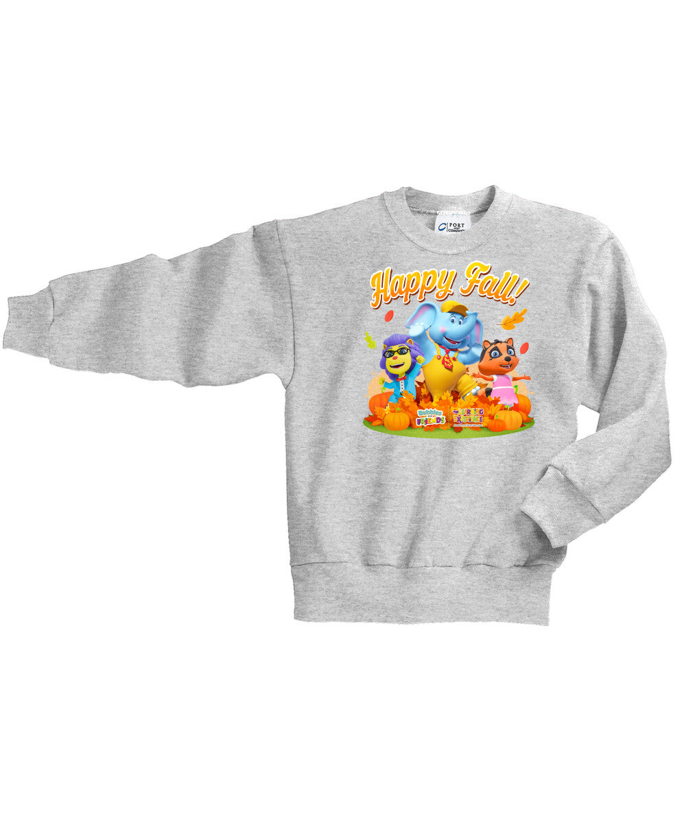Bubbles & Friends Happy Fall Children's Crewneck Shirt