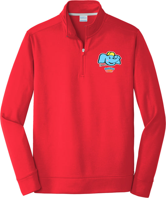 Bubbles & Friends Bubbles Performance Fleece Zip Pullover Sweatshirt