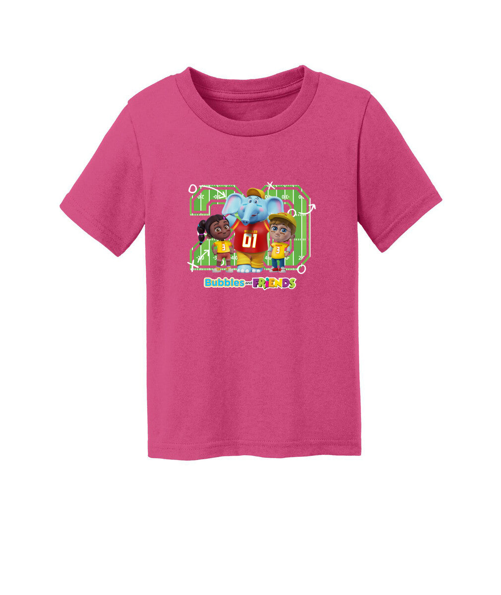 Bubbles and Friends - Varsity Collection Team Toddler T-Shirt