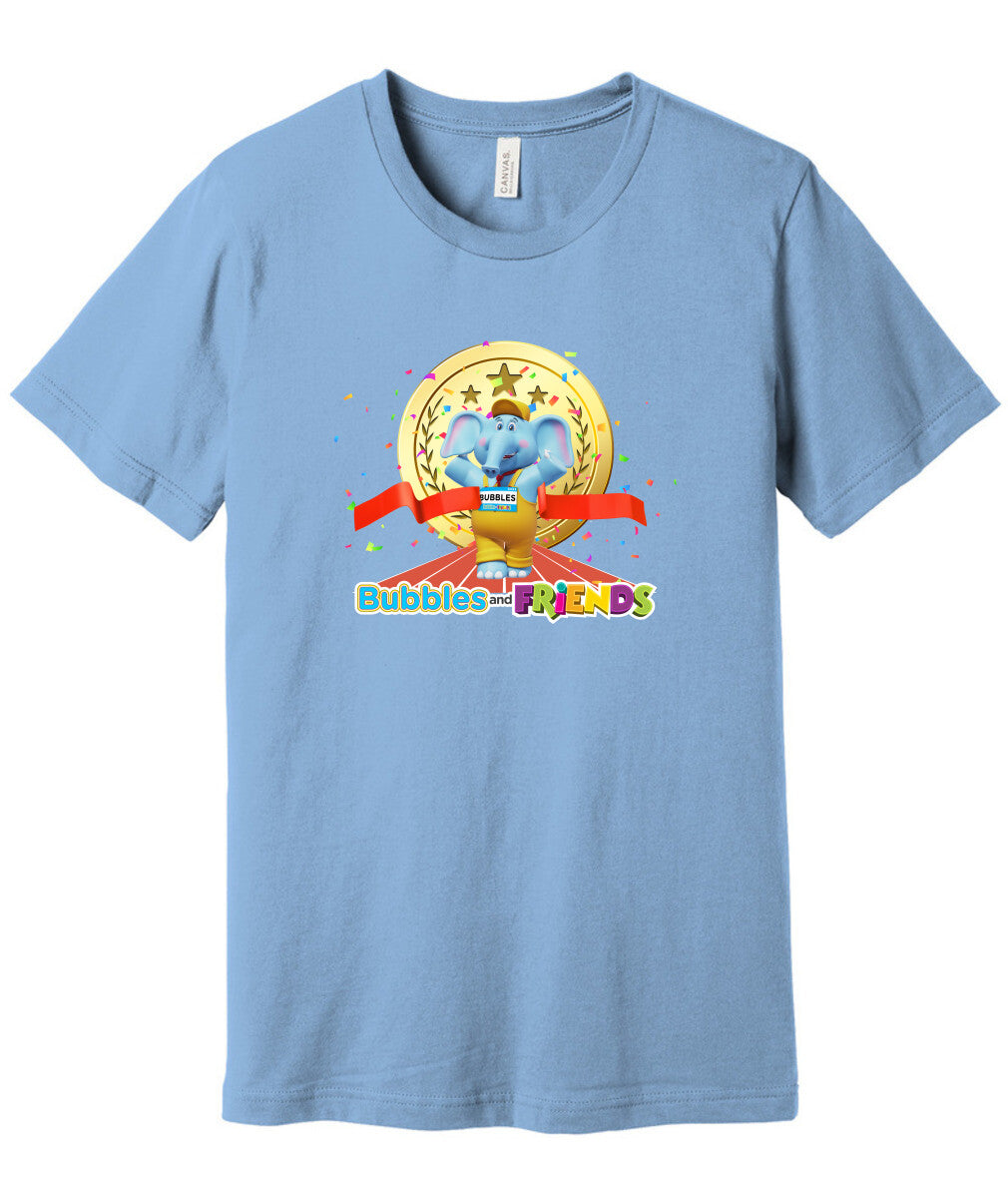 Bubbles and Friends - Summer Games Collection Bubbles Gold Adult T-Shirt