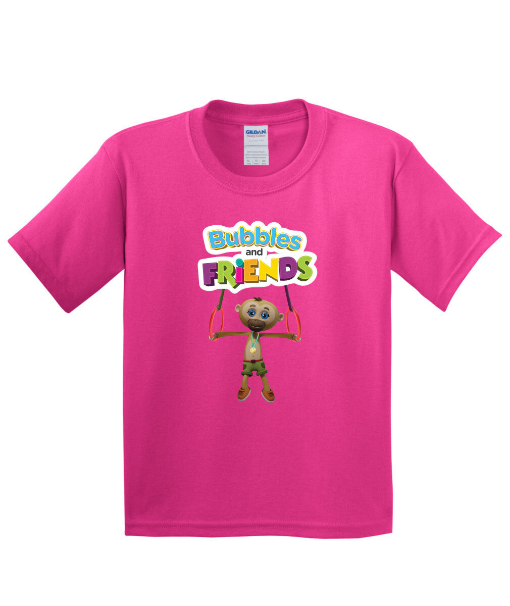 Bubbles and Friends - Summer Games Collection Gibby Rings Children T-Shirt