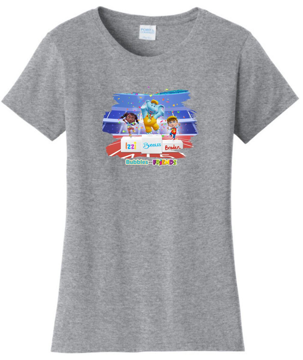 Bubbles and Friends - Summer Games Collection Team Medals Women T-Shirt