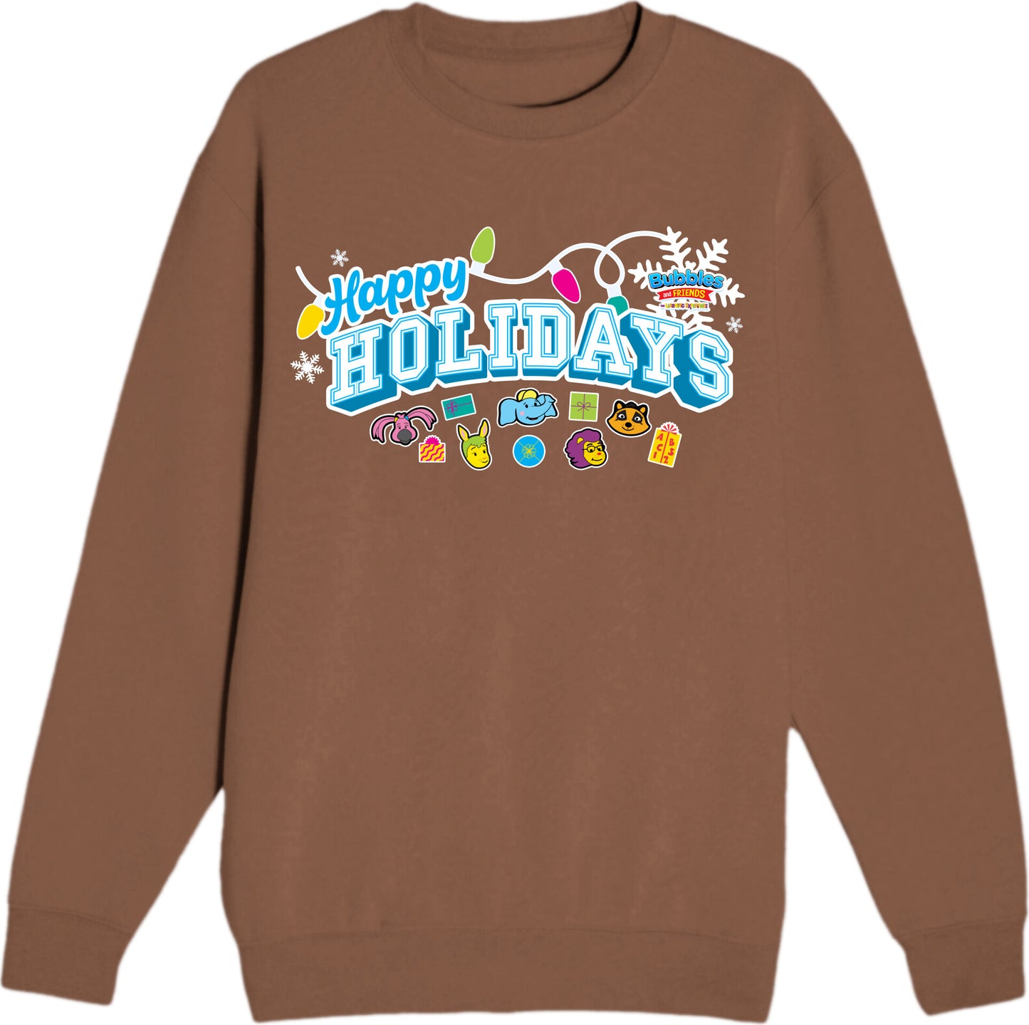 Bubbles & Friends Holiday-Happy Holidays Premium Crewneck Sweatshirt
