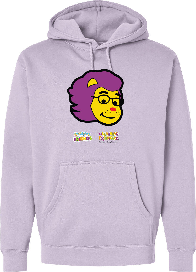 Bubbles & Friends- Friends from Happyville 'Lionstein' Midweight Hooded Sweatshirt- Unisex