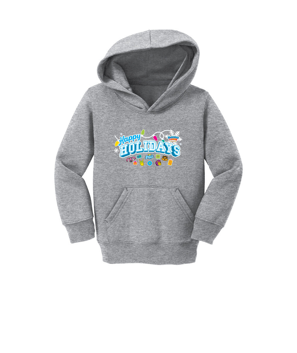 Bubbles & Friends Holiday Happy Holidays Toddler Fleece Hoodie