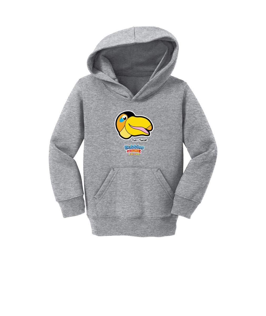 Bubbles & Friends- Friends from Happyville 'Two Plus' Toddler Fleece Pullover Hoodie