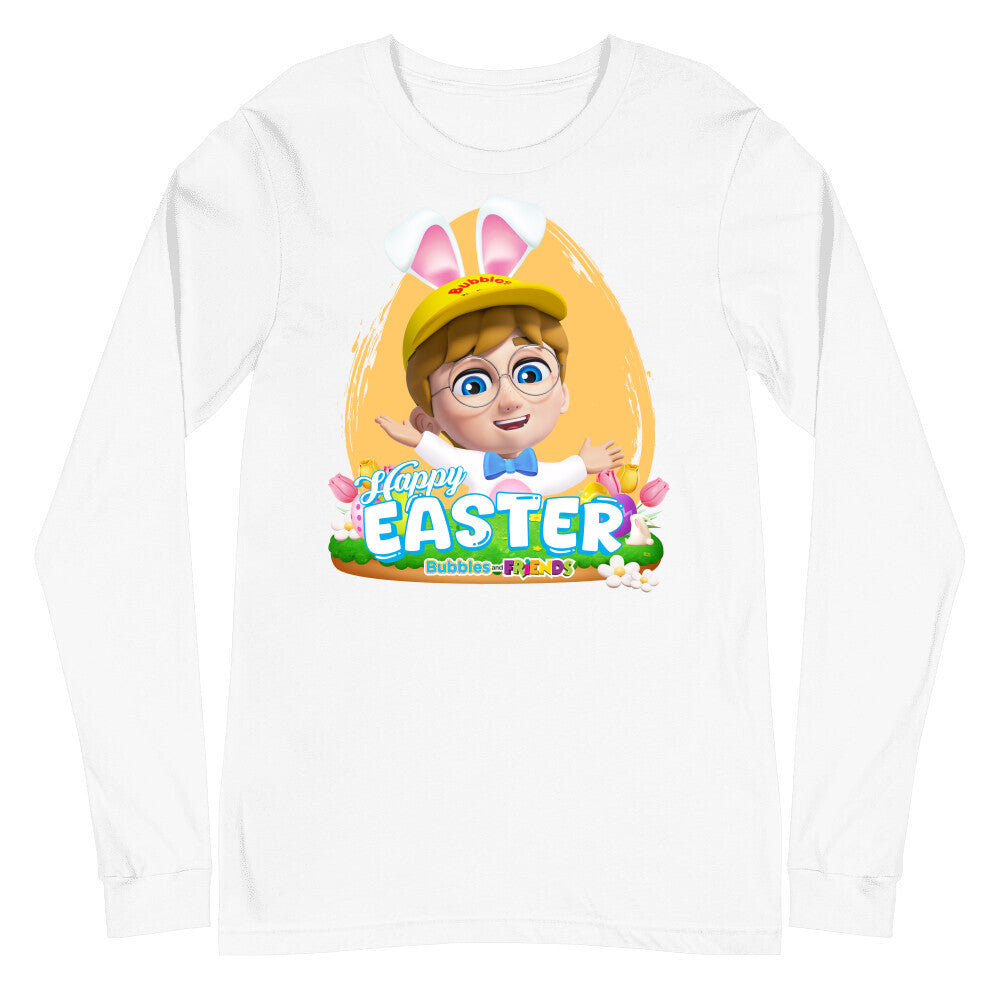 Bubbles & Friends Easter Braden Unisex Long Sleeve Tee