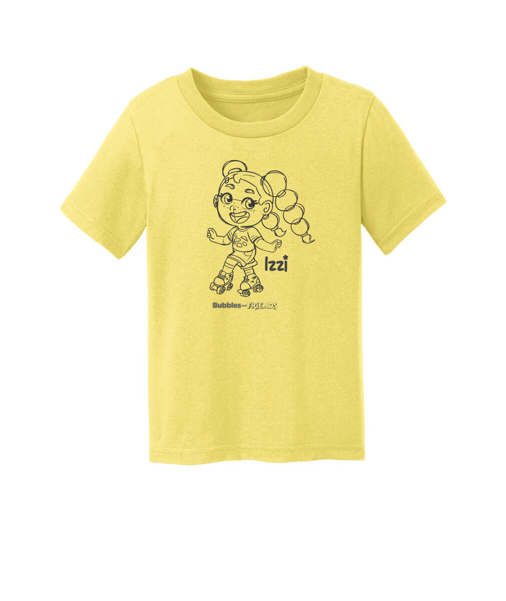 Bubbles and Friends - Happy Doodles Izzi Toddler T-Shirt