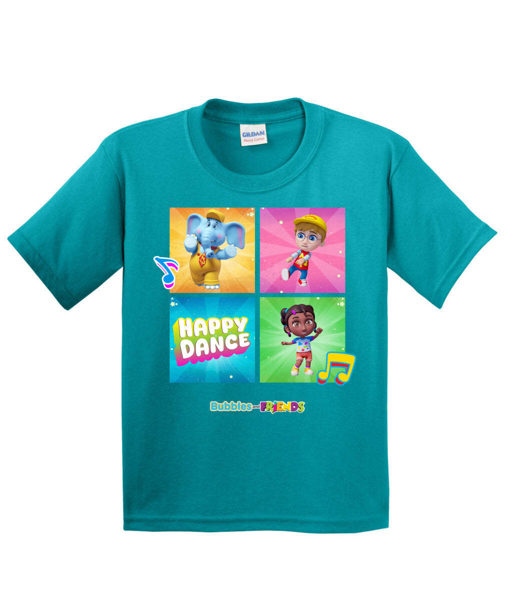 Bubbles and Friends – Happy Dance Collection Happy Team Children T-Shirt