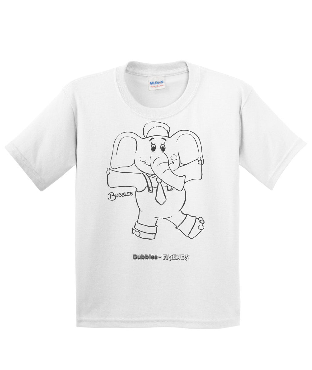 Bubbles Friends - Happy Doodles Bubbles Children T-Shirt