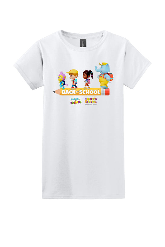 Bubbles & Friends BTS Pencil Walk Women's T-Shirt