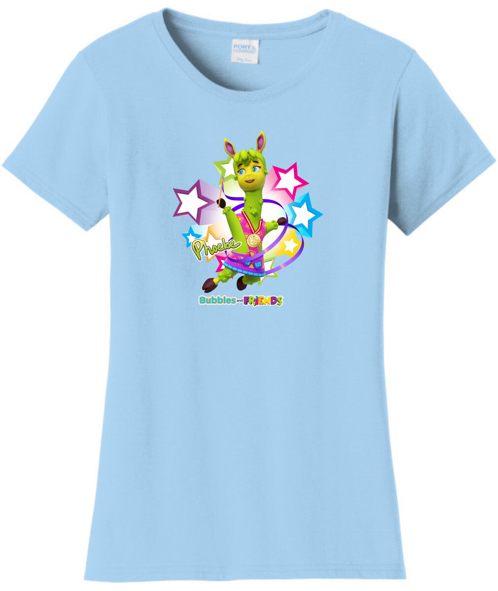 Bubbles and Friends - Summer Games Collection Gymnastics Phoebe Women T-Shirt