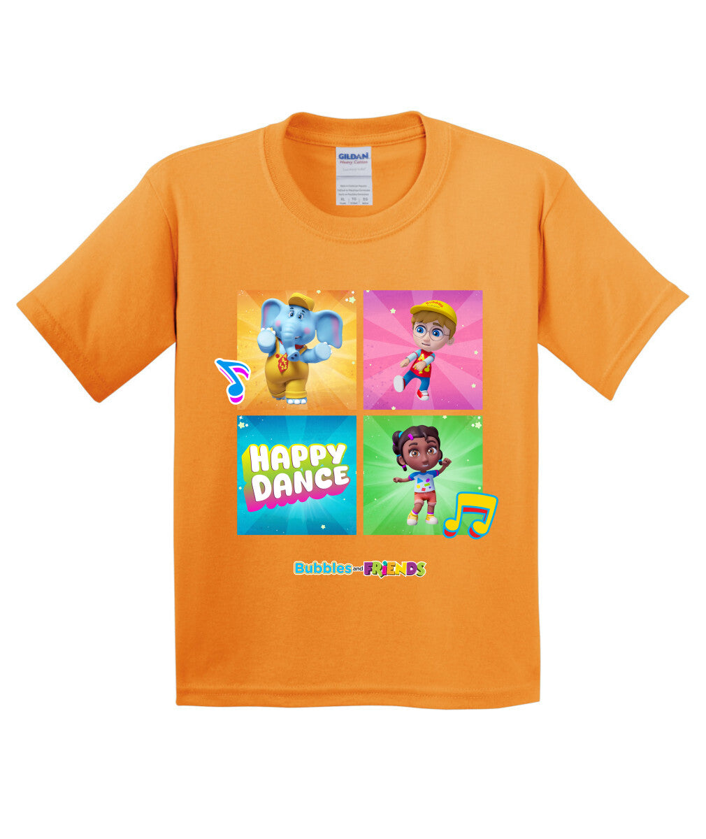 Bubbles and Friends – Happy Dance Collection Happy Team Children T-Shirt