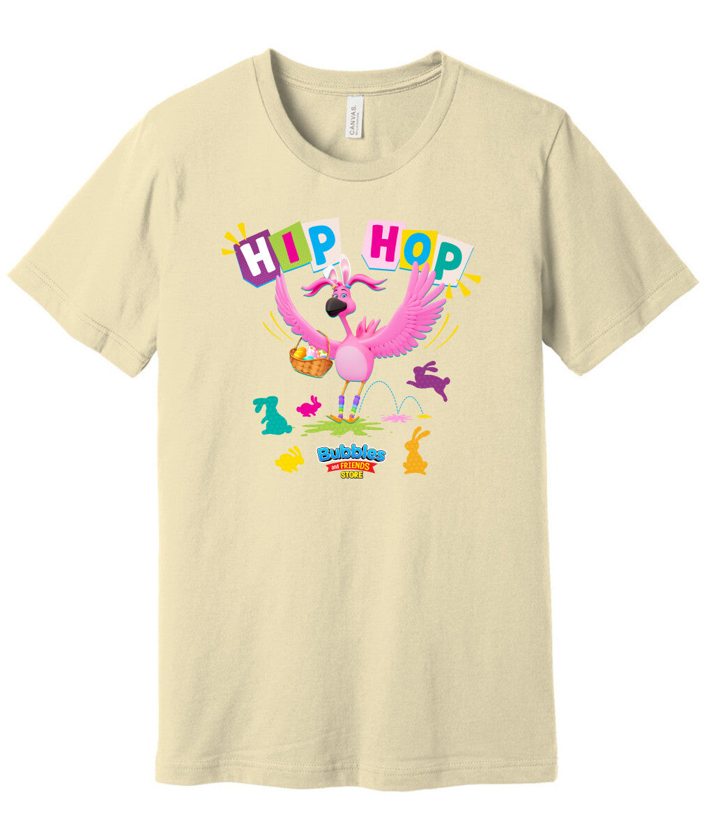 Bubbles & Friends Easter Hip-Hop  Unisex Short Sleeve Tee