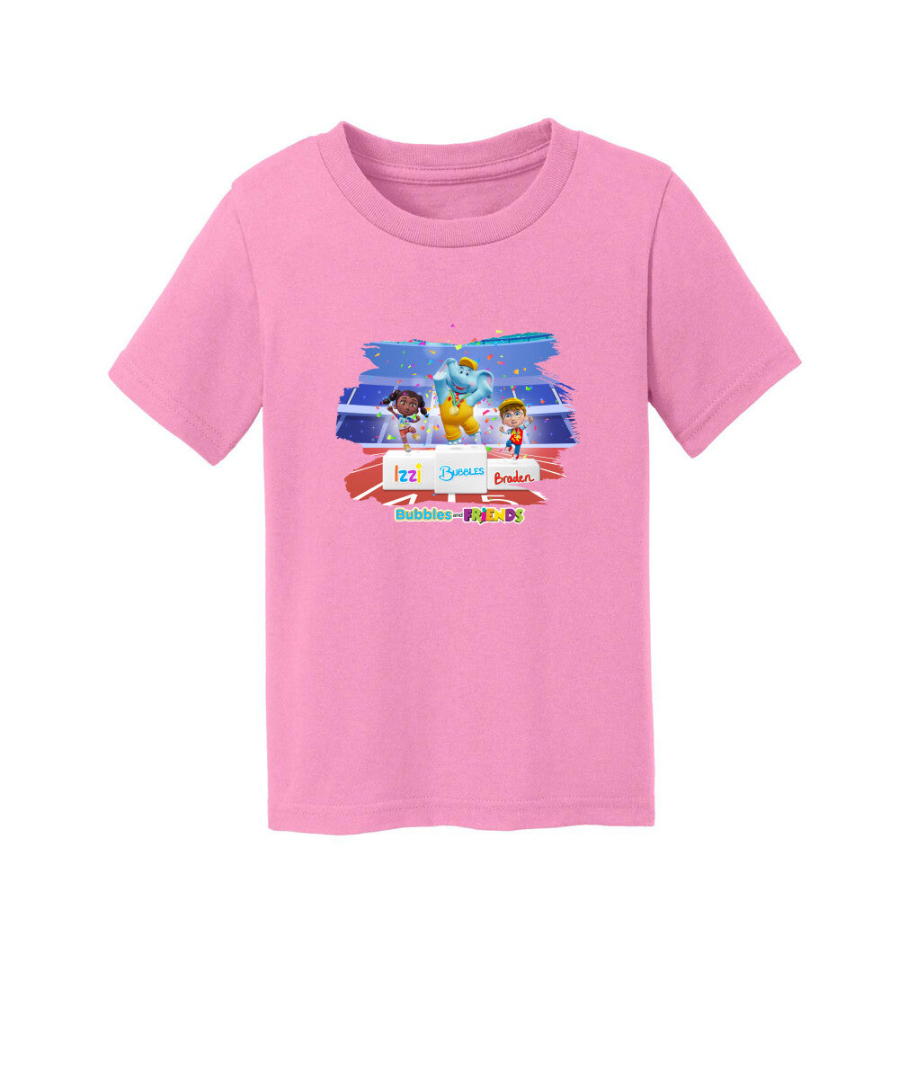 Bubbles and Friends - Summer Games Collection Team Medals Toddler T-Shirt