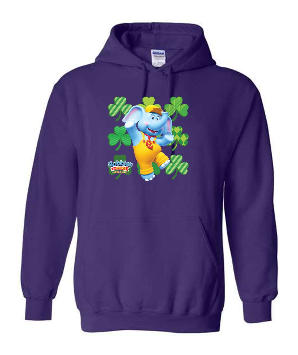 Bubbles & Friends St. Patrick's Day Bubbles Heavy Blend Hooded Sweatshirt