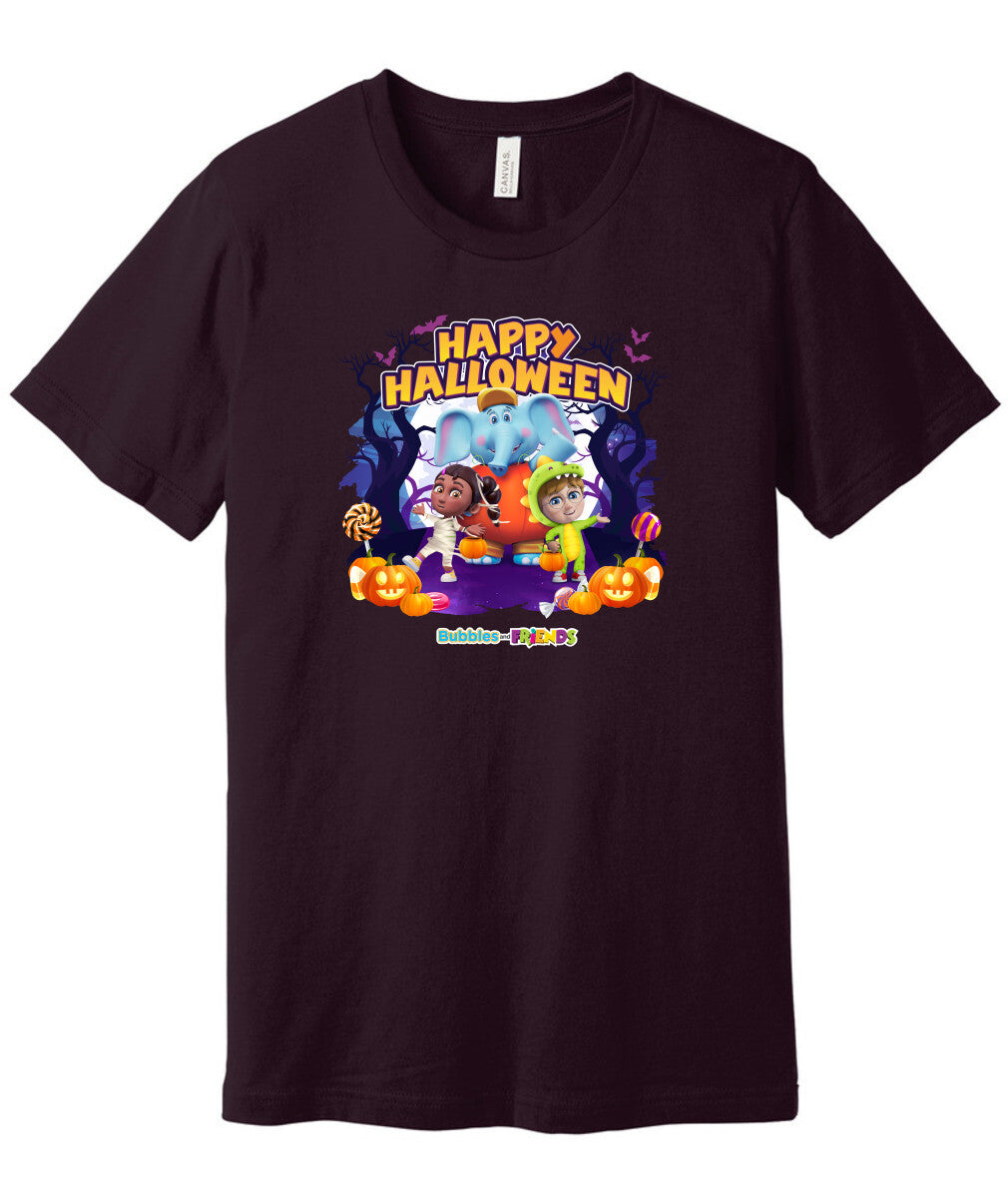 Bubbles and Friends - Halloween Collection Team Adults T-Shirt