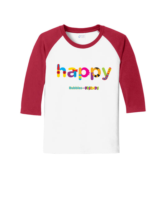 Bubbles and Friends - Happy long sleeve children T-Shirt