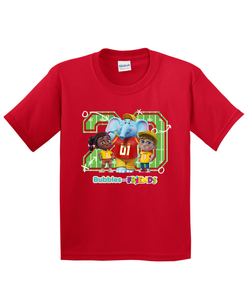 Bubbles and Friends - Varsity Collection Team Children T-Shirt