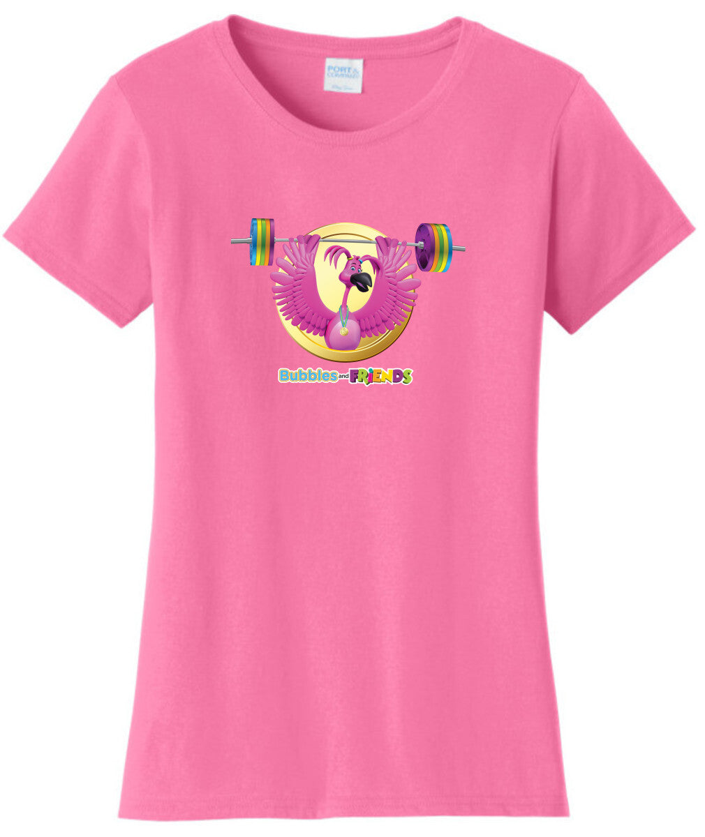 Bubbles and Friends - Summer Games Collection Flexi Weights Women T-Shirt