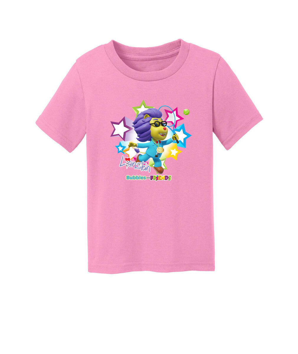 Bubbles and Friends - Summer Games Collection Tennis Lionstein Children T-Shirt