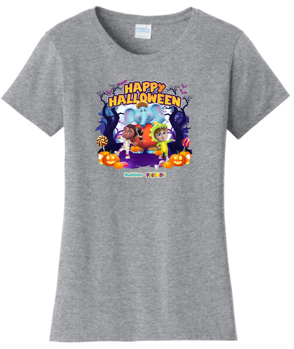 Bubbles and Friends - Halloween Collection Team Womens T-Shirt