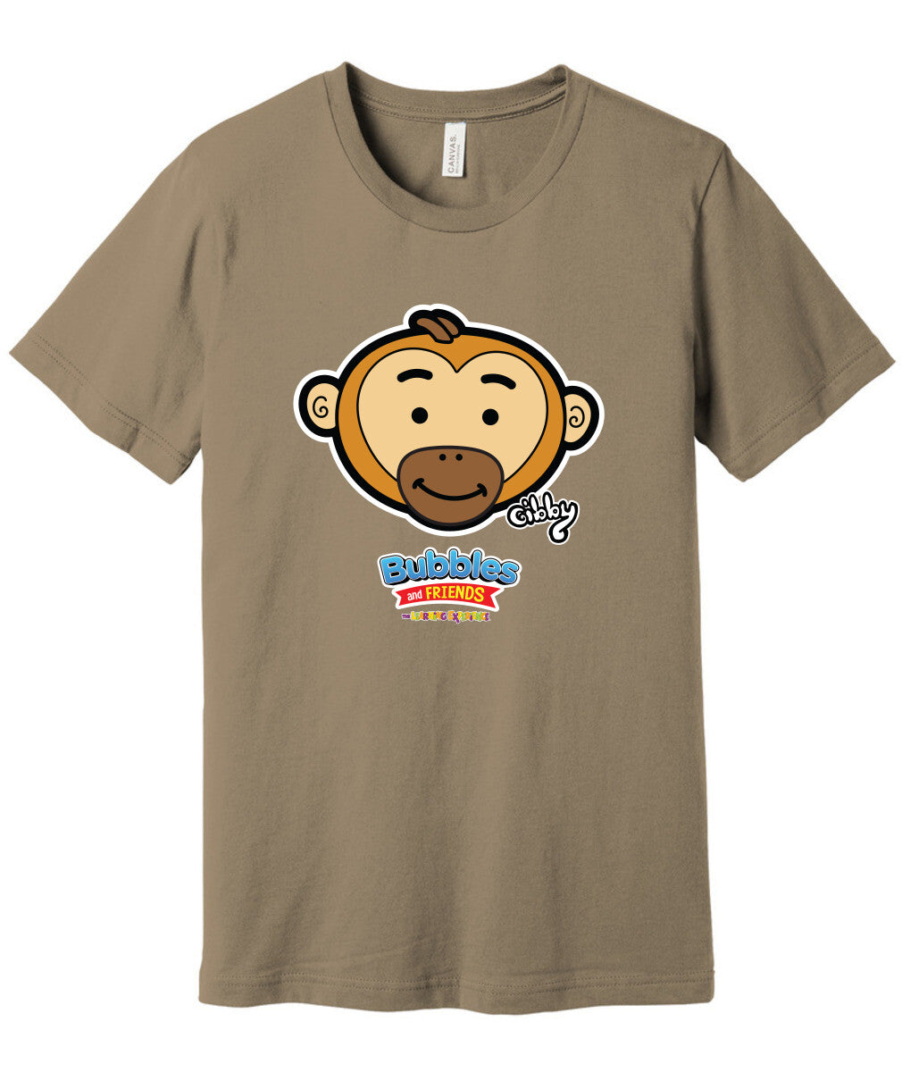 Bubbles & Friends- Friends from Happyville Gibby Gibbon Unisex Tee
