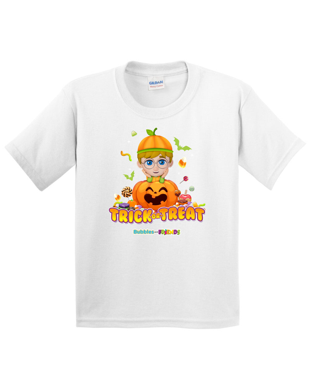 Bubbles and Friends - Halloween Collection Braden Children T-Shirt