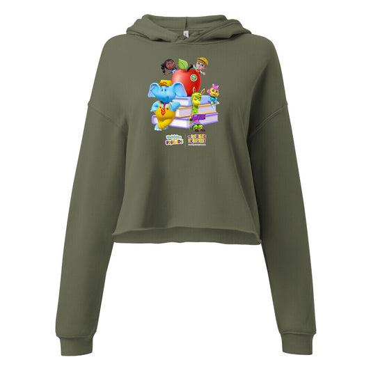 Bubbles & Friends BTS Book Women's Cropped Hoodie