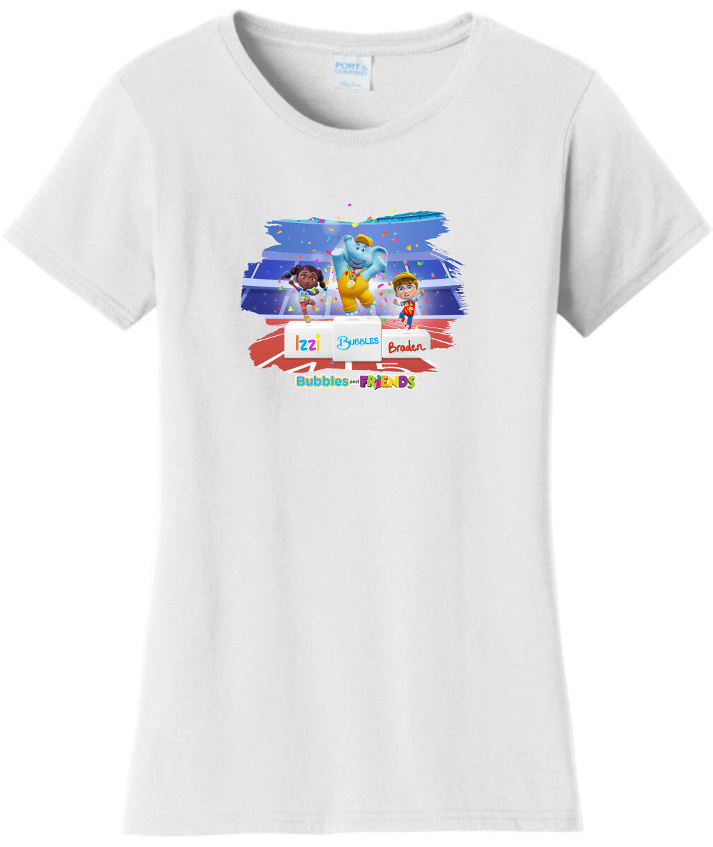 Bubbles and Friends - Summer Games Collection Team Medals Women T-Shirt