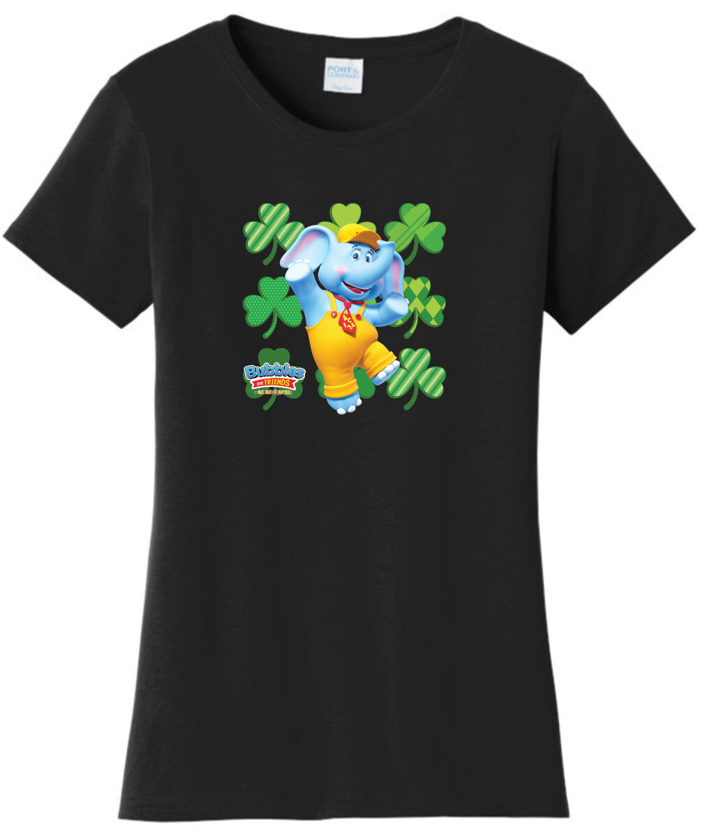 Bubbles & Friends St. Patrick's Day Bubbles Women's T-Shirt