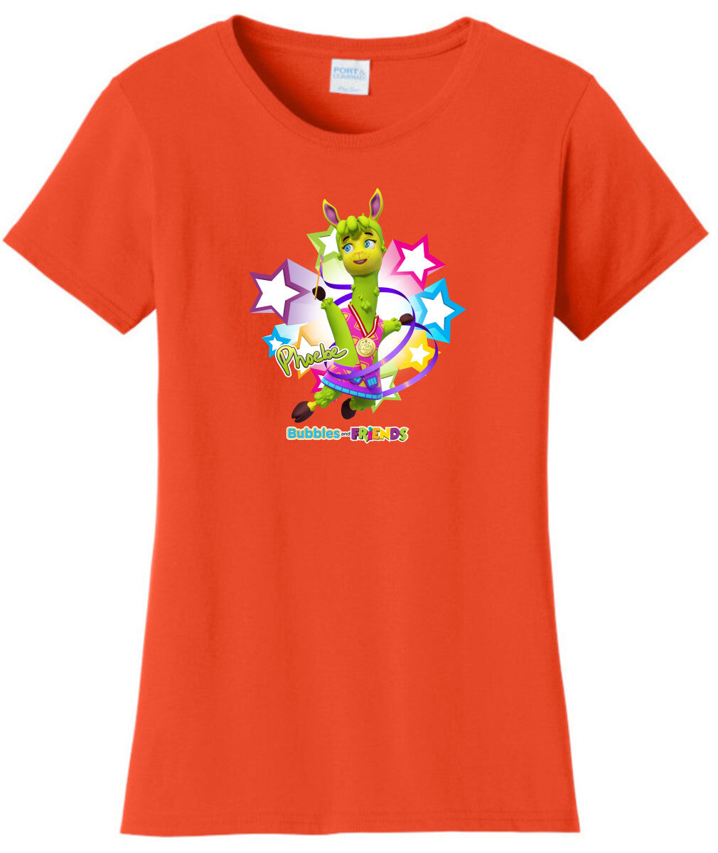 Bubbles and Friends - Summer Games Collection Gymnastics Phoebe Women T-Shirt