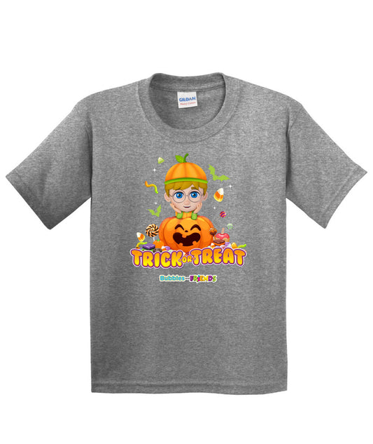 Bubbles and Friends - Halloween Collection Braden Children T-Shirt