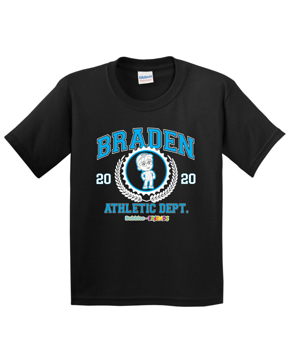 Bubbles and Friends - Varsity Collection Braden Athletic Dept Children T-Shirt