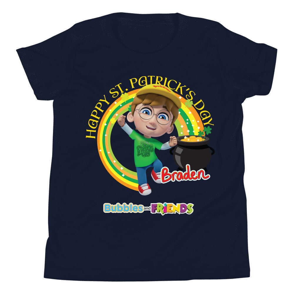 Bubbles & Friends St. Patricks BRADEN Childrens Tee