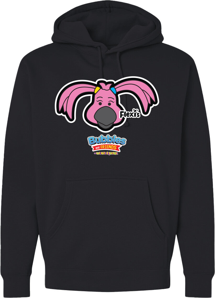 Bubbles & Friends- Friends from Happyville 'Lionstein' Midweight Hooded Sweatshirt- Unisex