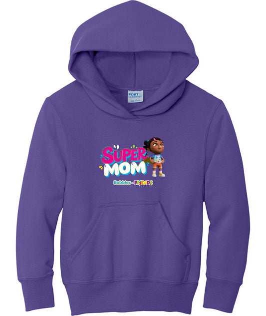 Bubbles & Friends Mothers Day SuperMom Fleece Sweatshirt