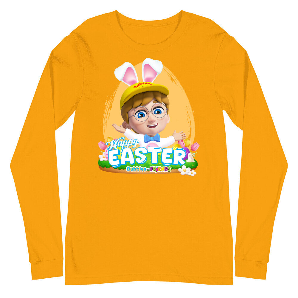 Bubbles & Friends Easter Braden Unisex Long Sleeve Tee