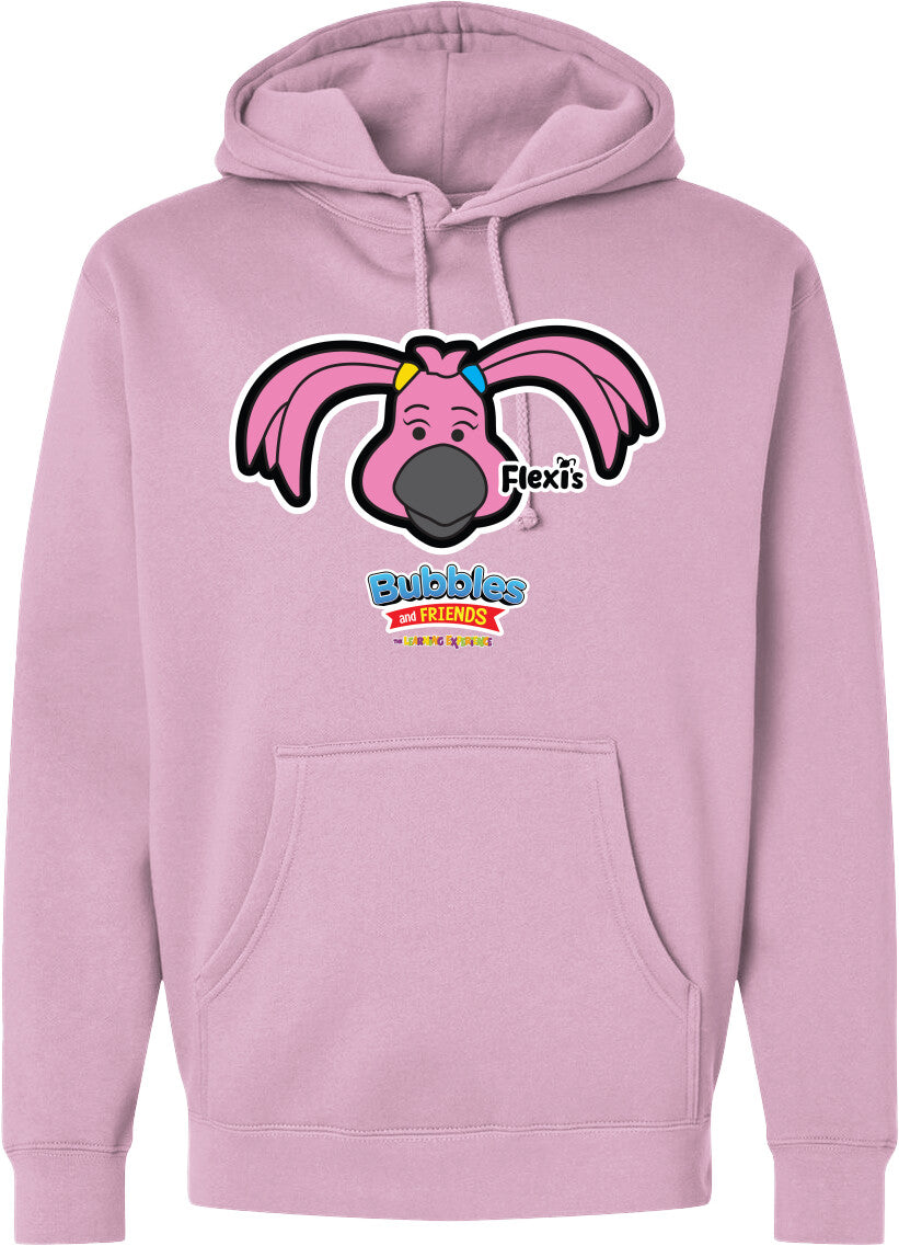 Bubbles & Friends- Friends from Happyville 'Lionstein' Midweight Hooded Sweatshirt- Unisex
