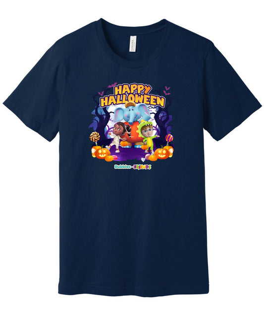 Bubbles and Friends - Halloween Collection Team Adults T-Shirt