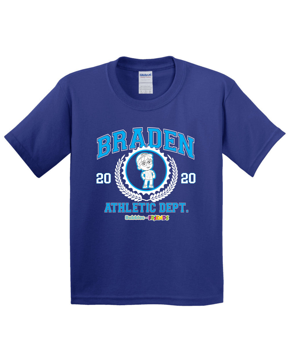 Bubbles and Friends - Varsity Collection Braden Athletic Dept Children T-Shirt