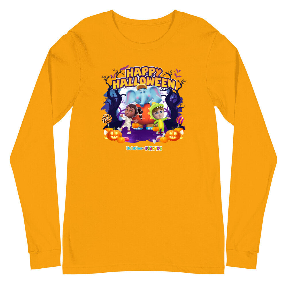 Bubbles and Friends - Halloween Collection Team Adult Longsleeve T-Shirt