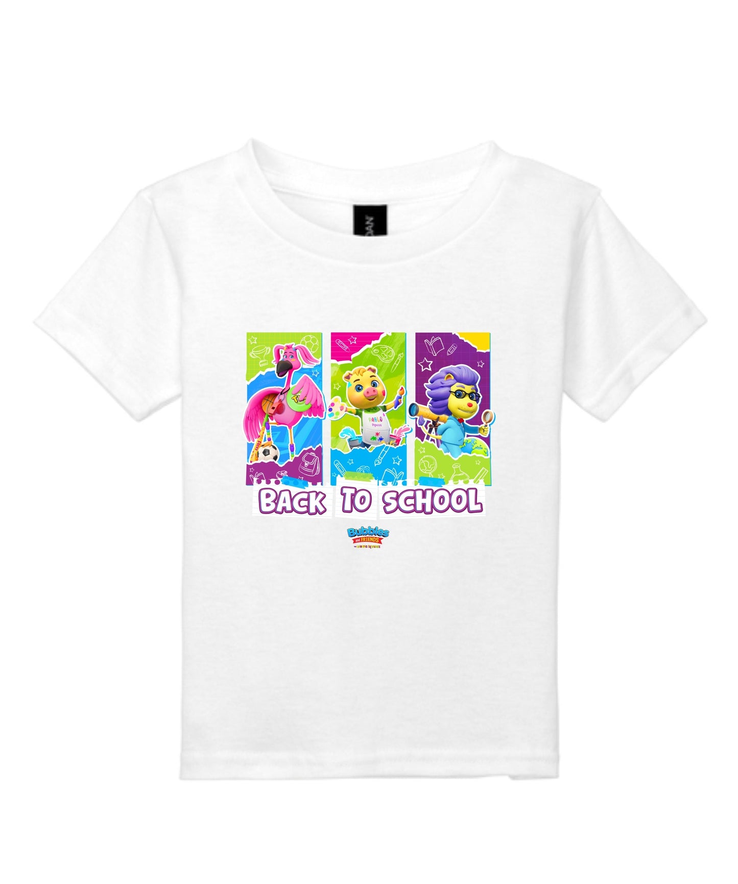 Toddler Back to School Flexi Pablo Lionstein T-Shirt