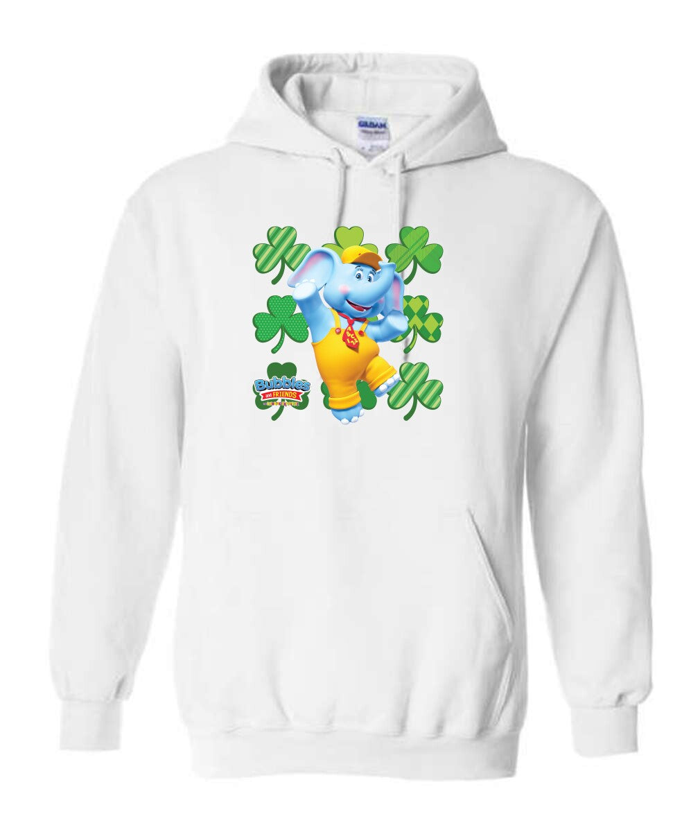 Bubbles & Friends St. Patrick's Day Bubbles Heavy Blend Hooded Sweatshirt