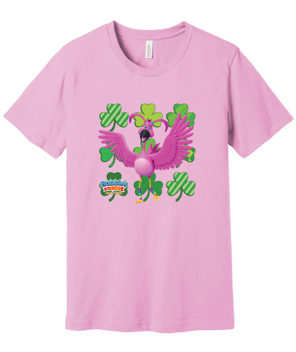 Bubbles & Friends St. Patrick's Day Flexi Unisex Short Sleeve Tee