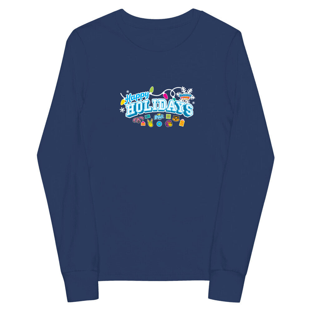 Bubbles & Friends Holiday Happy Holidays Children's Long Sleeve Tee